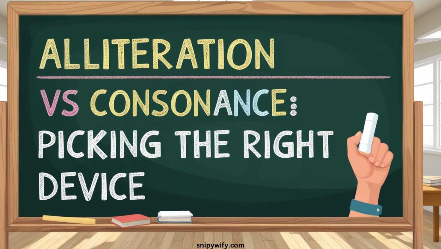 Alliteration vs Consonance